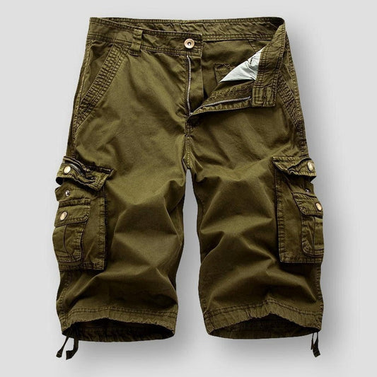 Homme - Pantalon cargo court - Coton Style Trail Blazer confortable - Idéal pour les aventures en plein air