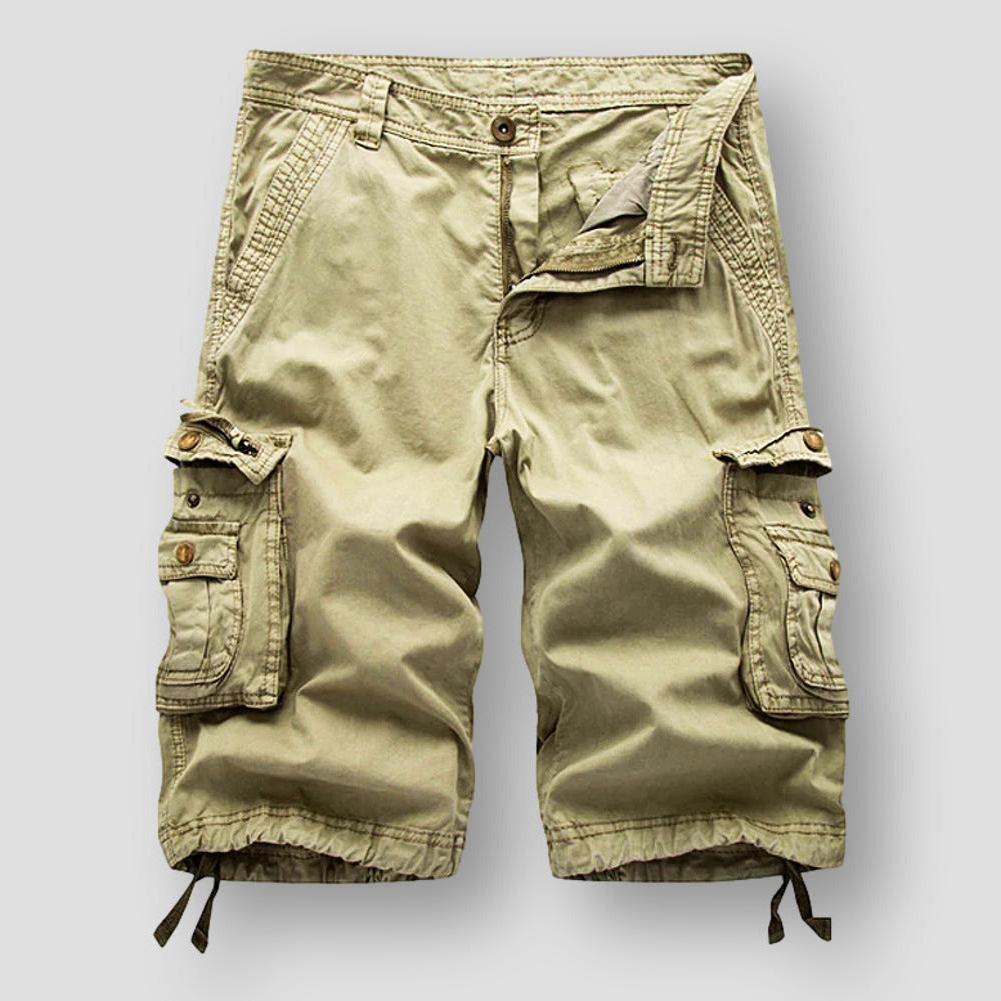 Homme - Pantalon cargo court - Coton Style Trail Blazer confortable - Idéal pour les aventures en plein air