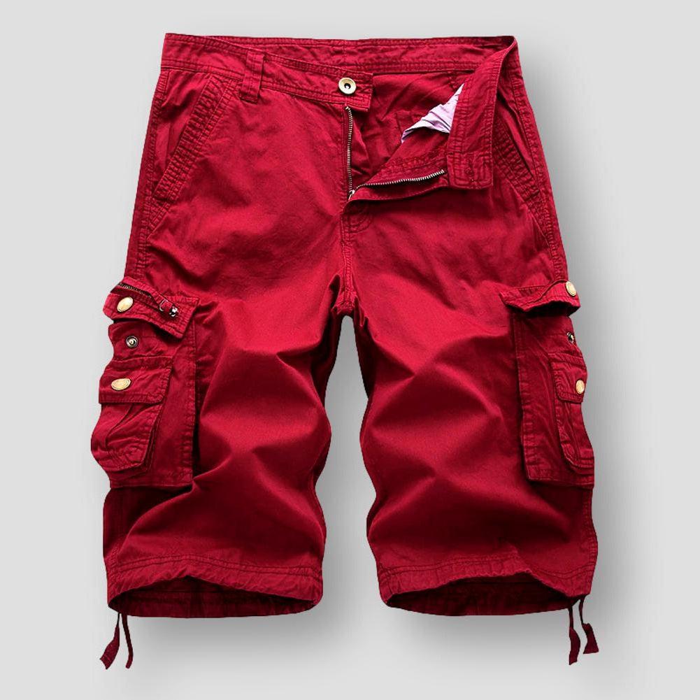 Homme - Pantalon cargo court - Coton Style Trail Blazer confortable - Idéal pour les aventures en plein air
