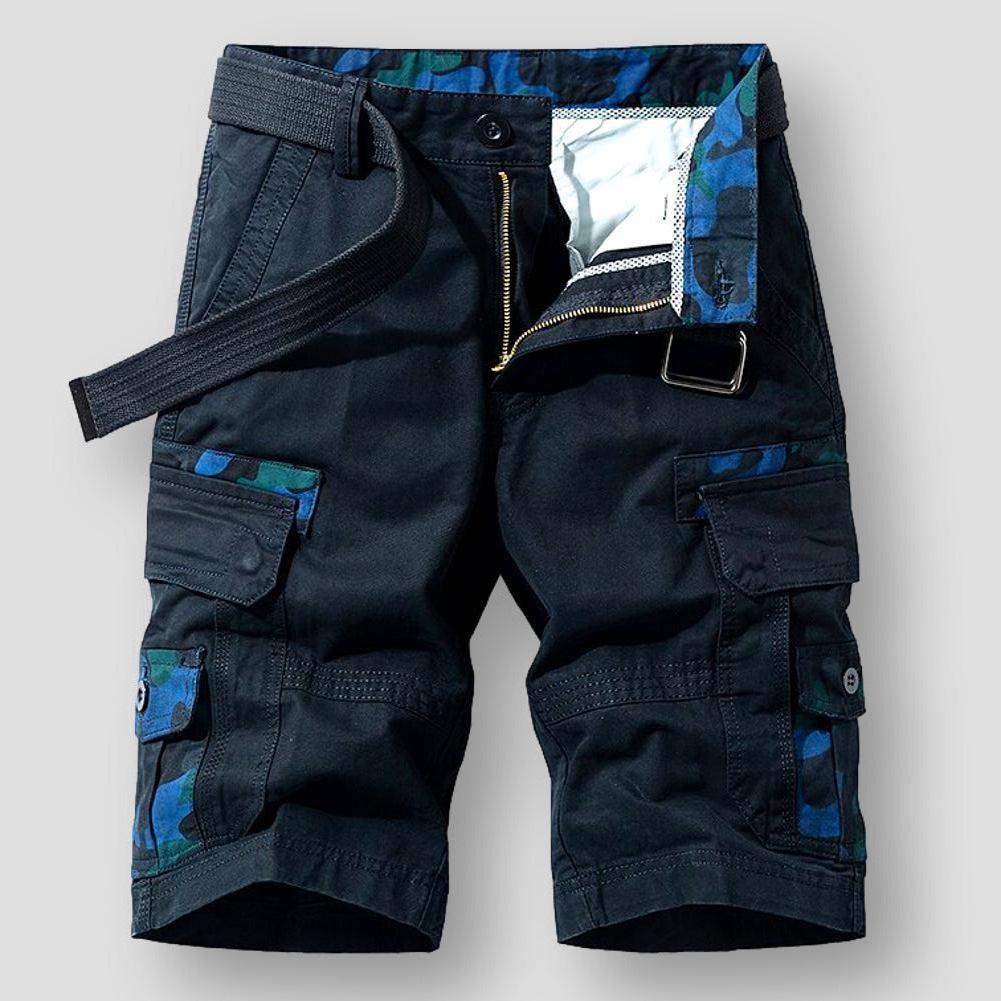 Hommes - Short cargo - Imprimé camouflage - Vêtements d'extérieur confortables et élégants