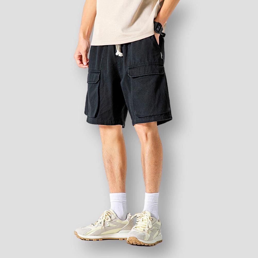 Hommes - Short Confort - Tissu Doux Comme la Neige - Tenue Décontractée Élégante pour un Confort Quotidien