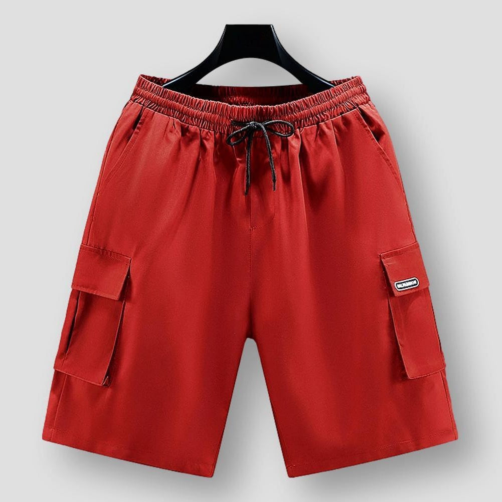 Hommes - Short Cargo - Léger et confortable - Idéal pour les aventures estivales - Style décontracté