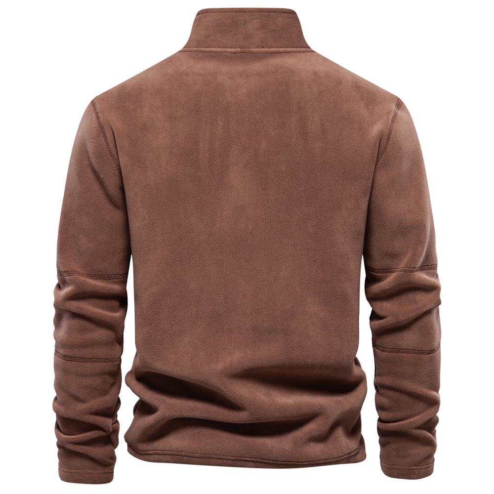 Hommes - Pull - Polaire douce - Confort chaud et élégant - Vêtements d'hiver stylés