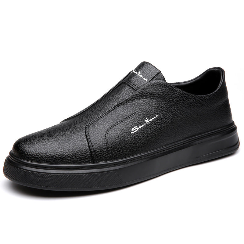 Hommes - Baskets à enfiler en toile - Cuir - Chaussures décontractées confortables pour un style décontracté