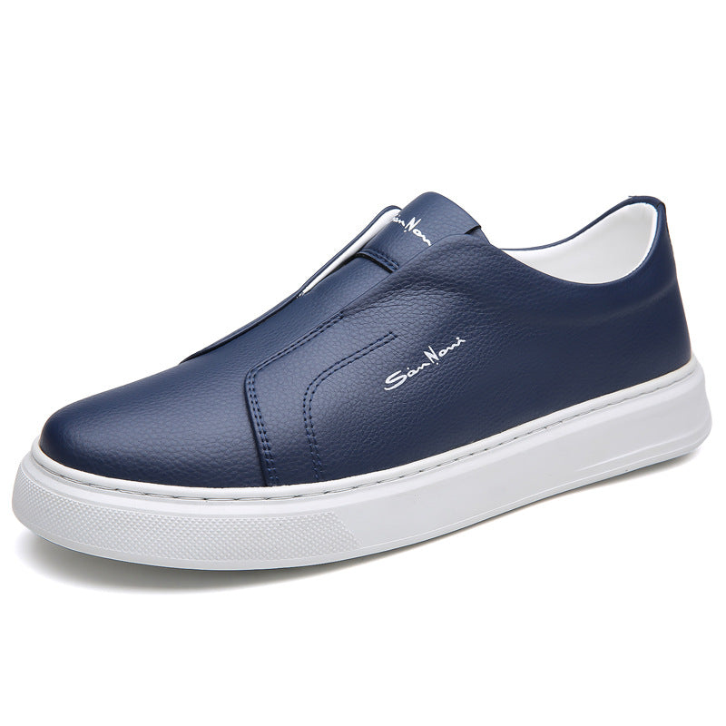Hommes - Baskets à enfiler en toile - Cuir - Chaussures décontractées confortables pour un style décontracté