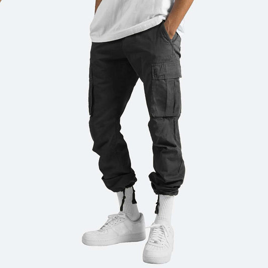 Hommes - Pantalon cargo - Tissu durable - Style décontracté - Idéal pour les activités en plein air