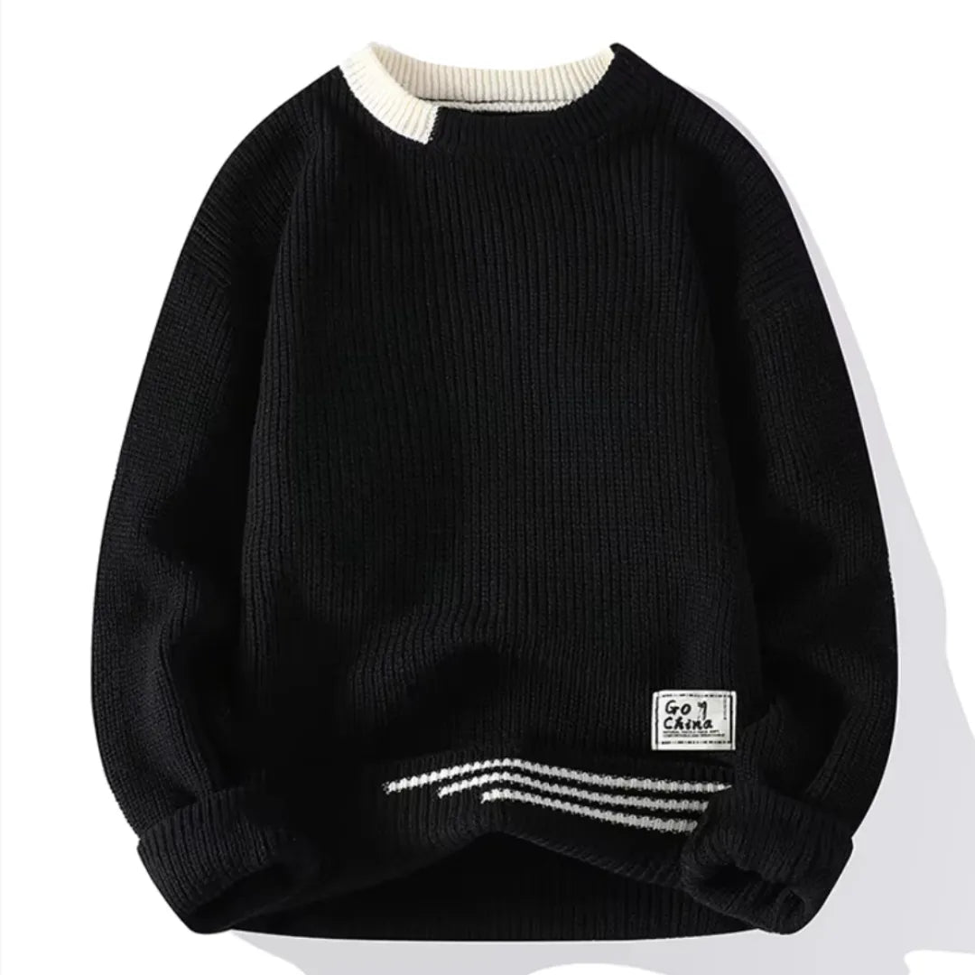 Hommes - Pull à col roulé - Tissu tricoté - Relaxed Fit - Idéal pour un style décontracté et confortable