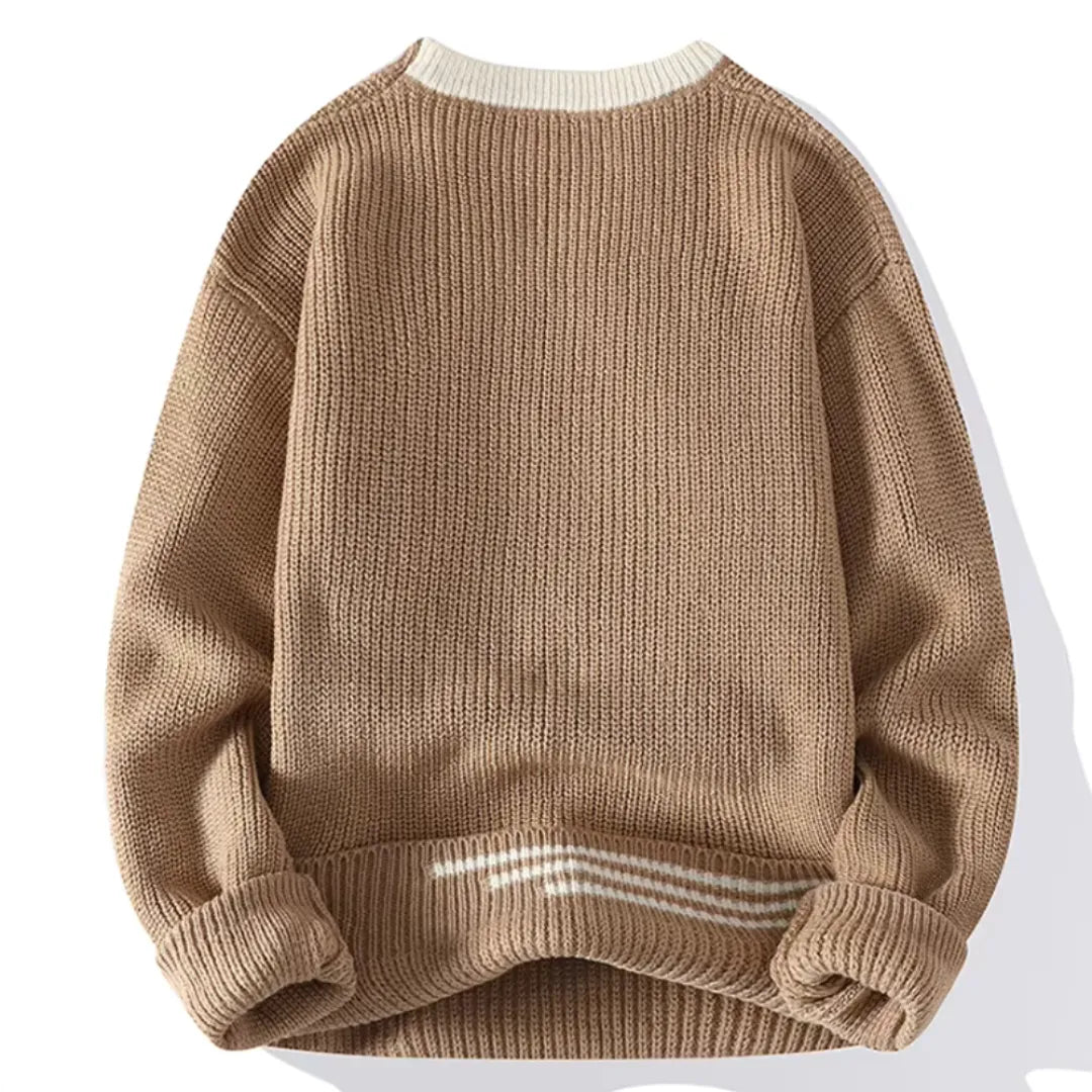 Hommes - Pull à col roulé - Tissu tricoté - Relaxed Fit - Idéal pour un style décontracté et confortable