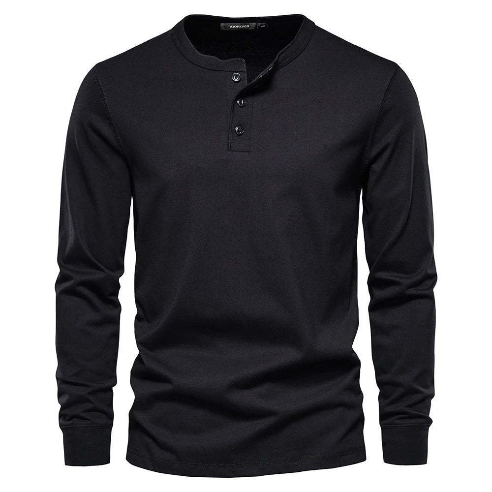Hommes - Chemise - Coton - Manches longues - Style classique et décontracté pour un look tendance