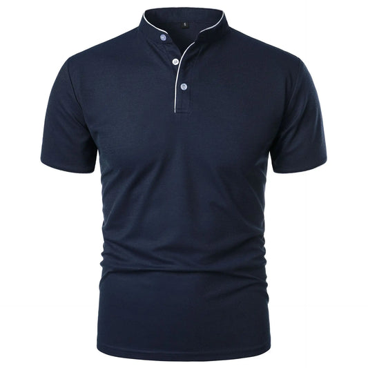 Hommes - Polo extensible - Mélange de coton confortable - Style polyvalent