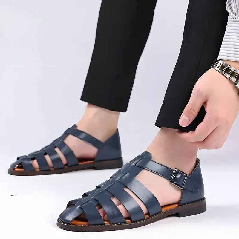 Hommes - Sandales de pêcheur classiques - Cuir - Confortables et respirantes - Style intemporel pour toutes occasions