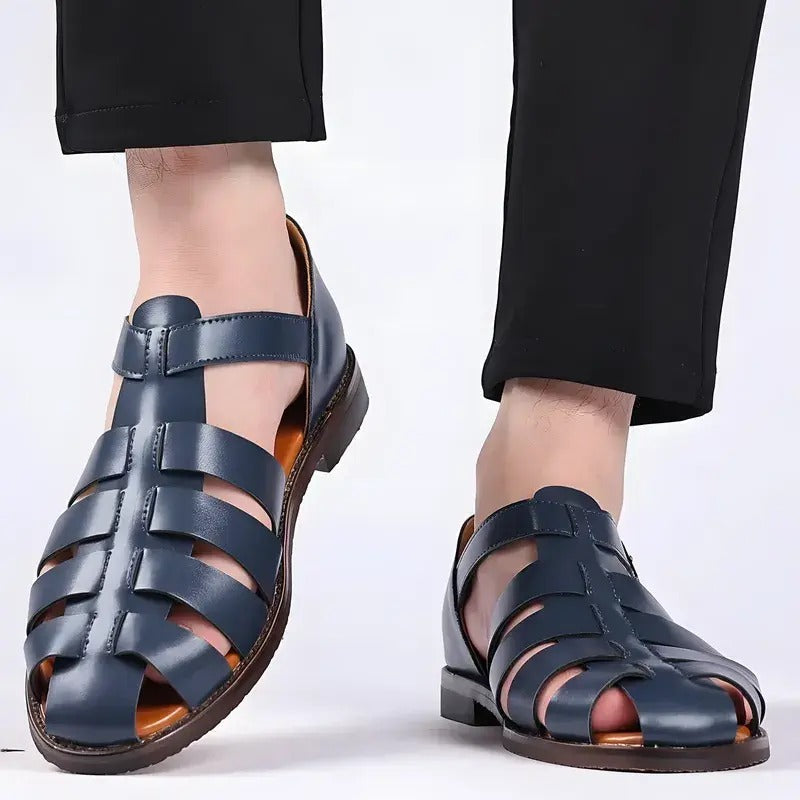 Hommes - Sandales de pêcheur classiques - Cuir - Confortables et respirantes - Style intemporel pour toutes occasions