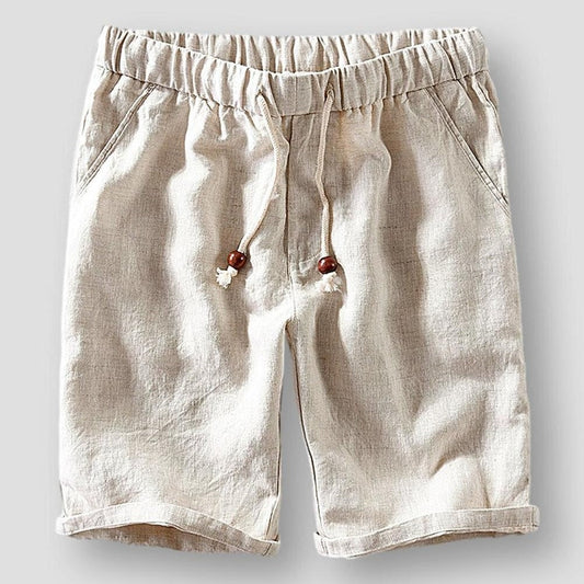 Hommes - Short - Lin Plage léger et confortable - Idéal pour l'été
