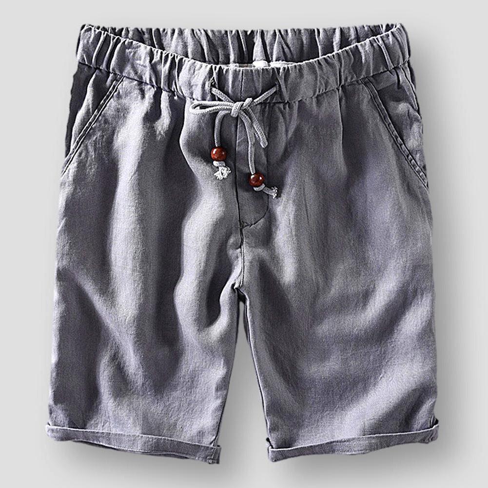 Hommes - Short - Lin Plage léger et confortable - Idéal pour l'été