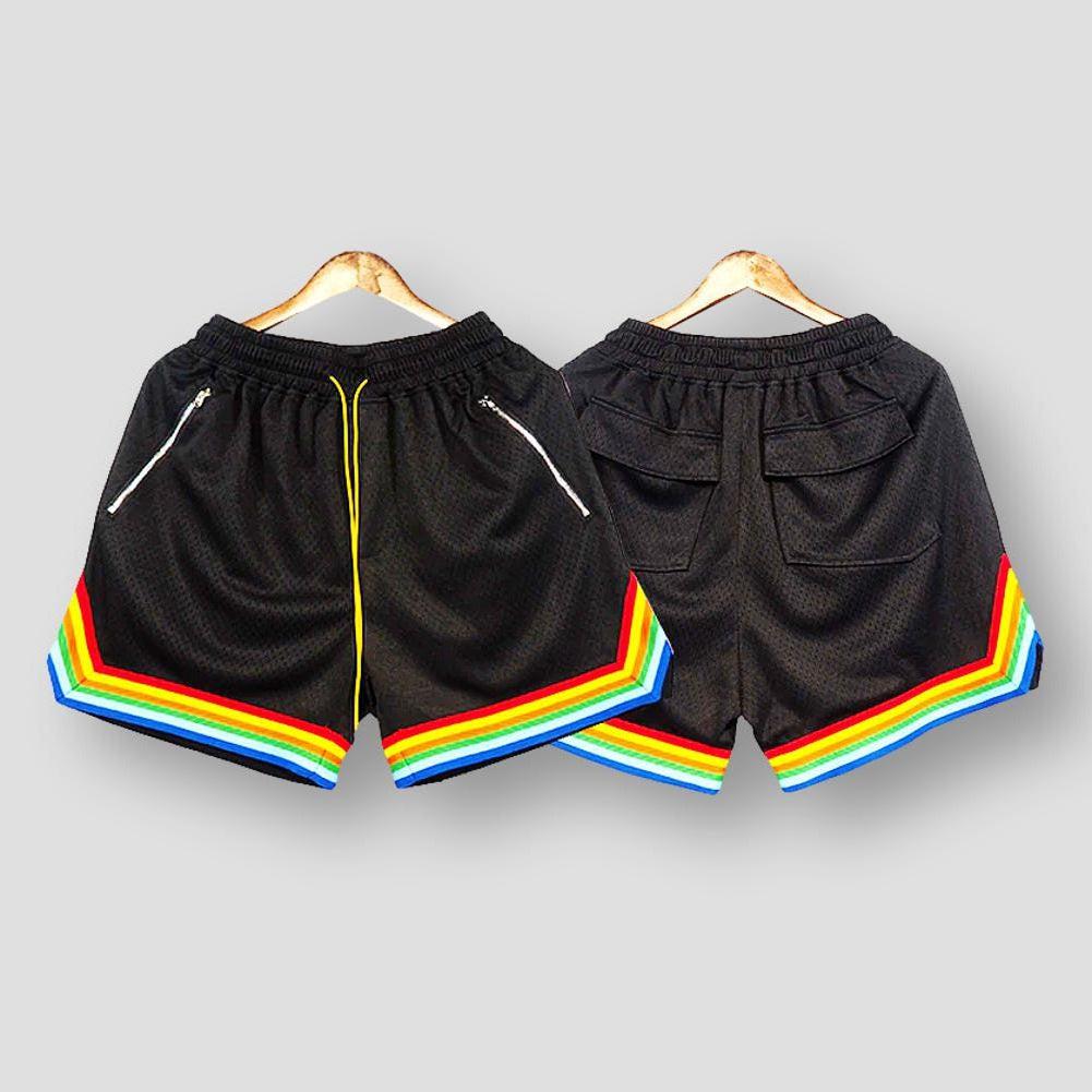 Hommes - Robe Courte Colorée - Léger et Confortable - Idéale pour vos Aventures Estivales - Mode Arc-en-Ciel