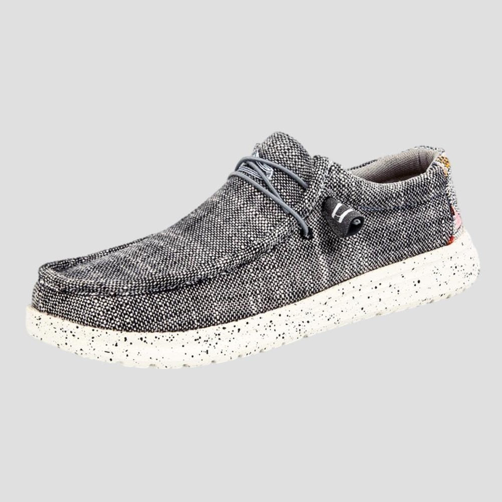 Hommes - Mocassins urbains - Toile - Chaussures élégantes en daim à enfiler pour un confort optimal toute la journée