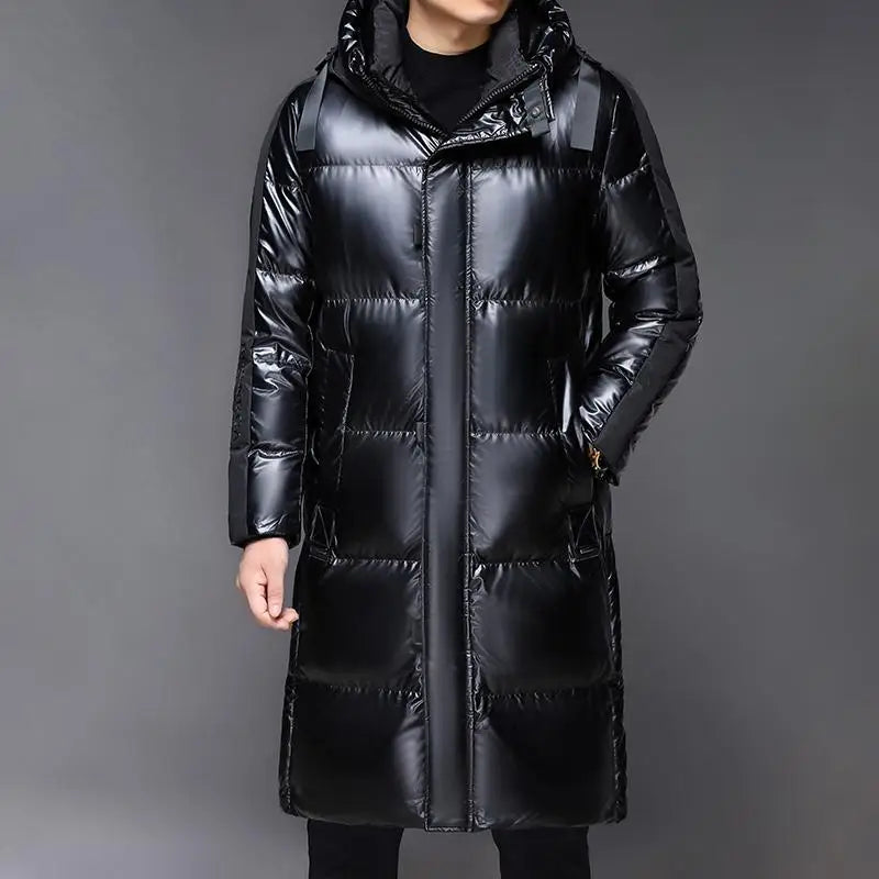 Hommes - Veste en duvet - Capuche - Vêtements d'hiver chauds et confortables - Veste chaude pour l'hiver