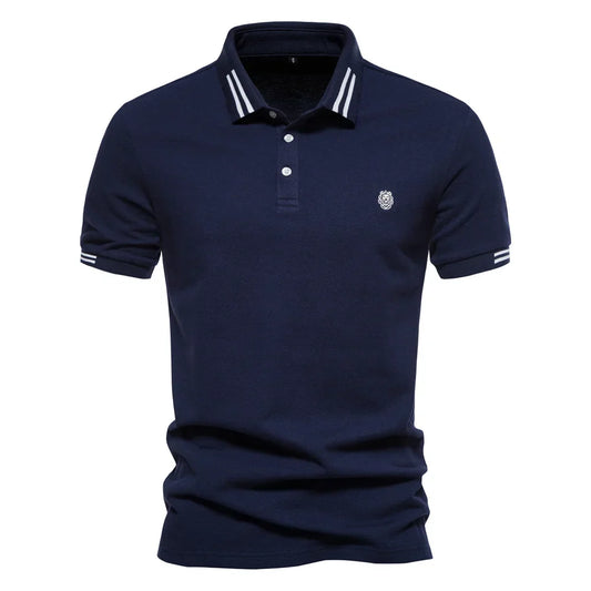 Hommes - Polo Chic et Élégant - Style Décontracté en Coton - Tenue Stylée pour Toutes Occasions