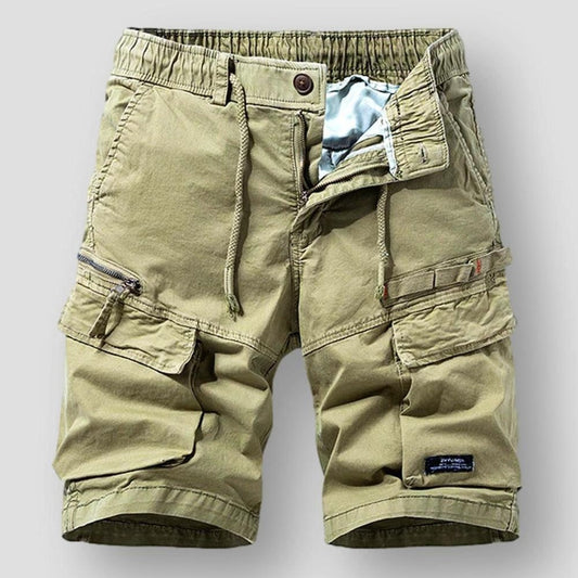 Hommes - Short cargo court - Coton léger - Idéal pour les aventures en plein air