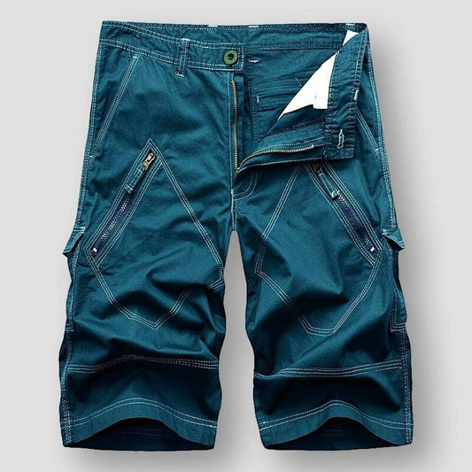 Homme - Short cargo - Coton résistant - Un incontournable polyvalent pour l'aventure en plein air