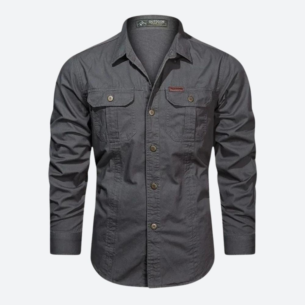Hommes - Chemise d'extérieur élégante - Tissu léger et respirant - Prête pour toutes vos aventures
