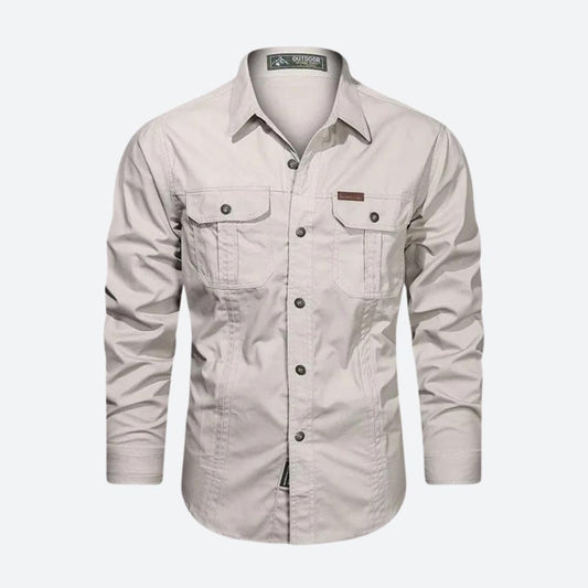 Hommes - Chemise d'extérieur élégante - Tissu léger et respirant - Prête pour toutes vos aventures