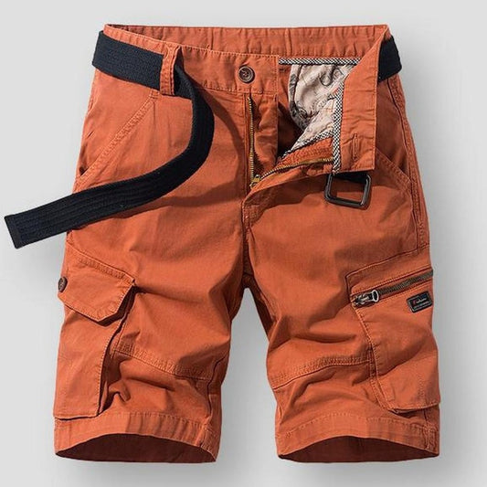 Homme - Pantalon cargo court - Tissu léger - Tenue décontractée élégante