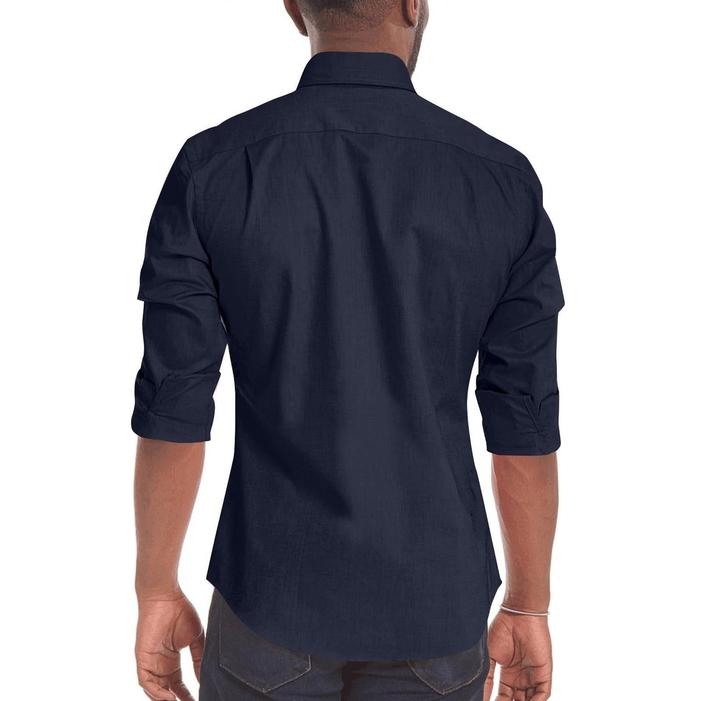 Hommes - Chemise zippée - Coton mélangé - Élégante tenue décontractée - Style confortable et moderne