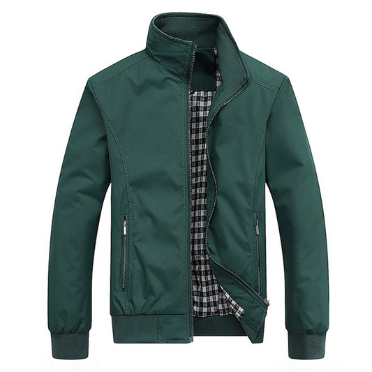 Hommes - Veste - Polyester Imperméable et Coupe-Vent - Look Polyvalent et Intemporel - Parfaite pour Toutes les Saisons