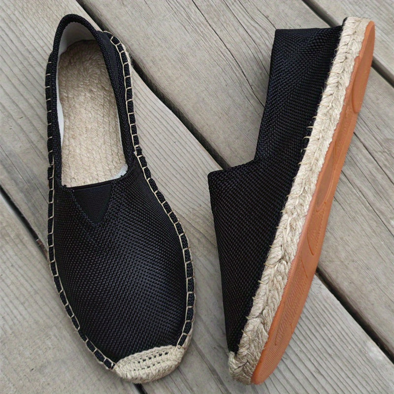 Hommes - Espadrilles Loafers Décontractées - Toile - Confort Léger et Style Élégant - Chaussures à Enfiler