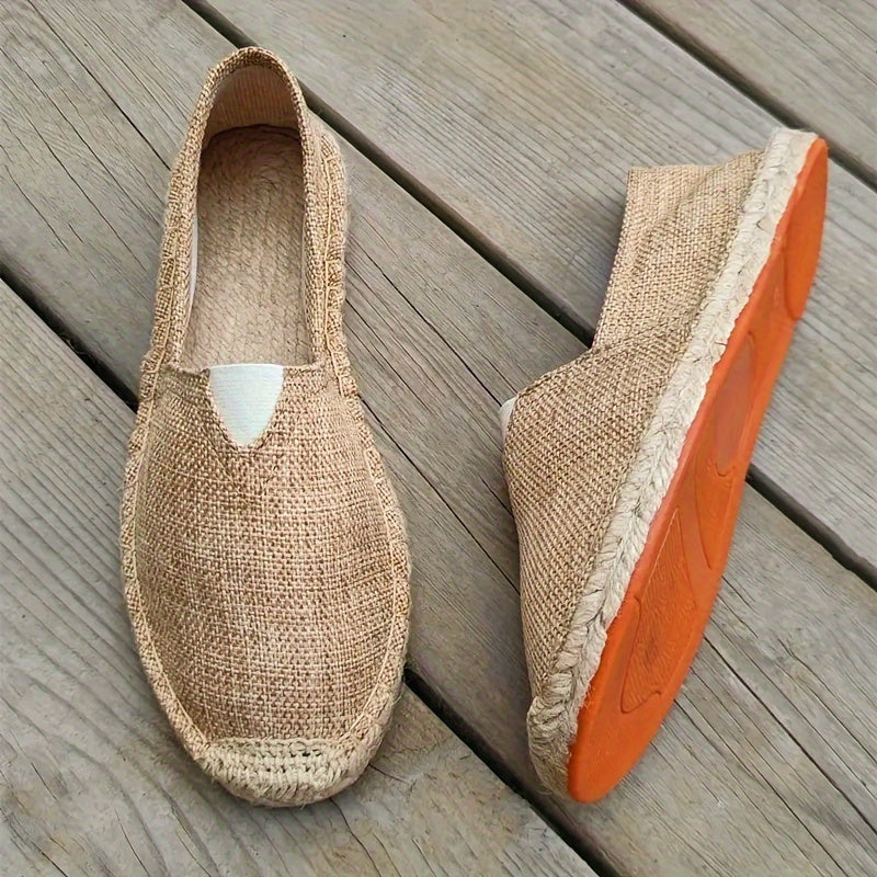 Hommes - Espadrilles Loafers Décontractées - Toile - Confort Léger et Style Élégant - Chaussures à Enfiler