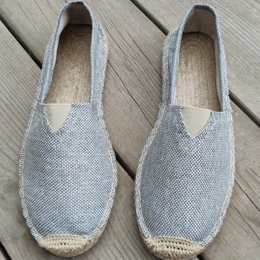Hommes - Espadrilles Loafers Décontractées - Toile - Confort Léger et Style Élégant - Chaussures à Enfiler