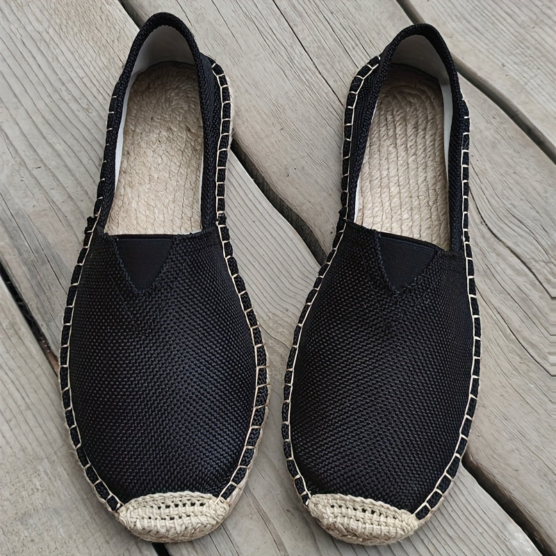 Hommes - Espadrilles Loafers Décontractées - Toile - Confort Léger et Style Élégant - Chaussures à Enfiler