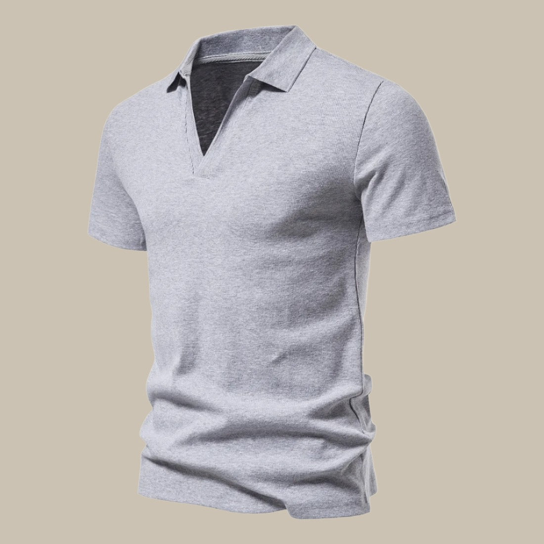 Hommes - Polo à manches courtes - En laine mérinos - Mode printemps élégante