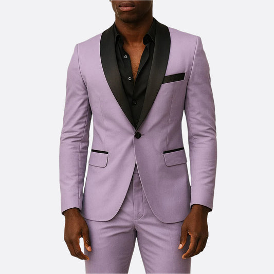 Hommes - Costume d'invité de mariage moderne ajusté - Tissu durable - Design élégant, style chic pour toutes occasions