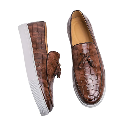 Homme - Mocassins à l'italienne - Cuir véritable - Élégance intemporelle pour un style chic et décontracté